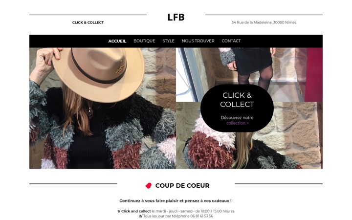 Screenshot of laurencefarina-boutique.fr