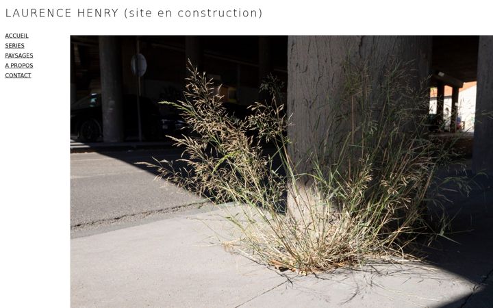 Screenshot of laurencehenry.fr