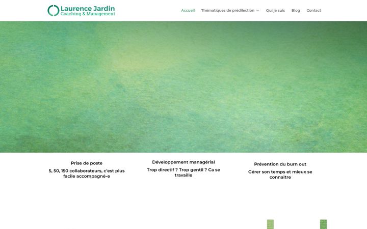 Screenshot of laurencejardin.fr
