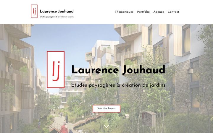 Screenshot of laurencejouhaud.fr