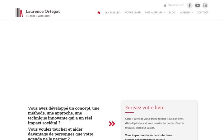 Screenshot of laurenceortegat.com