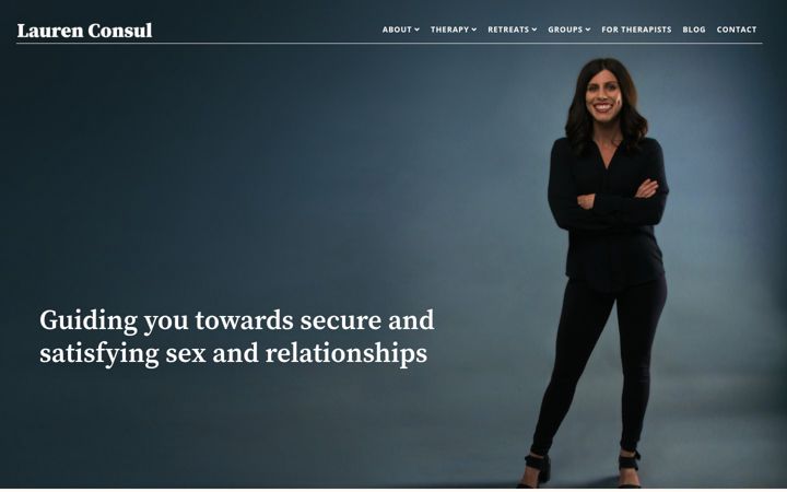 Screenshot of laurenconsul.com