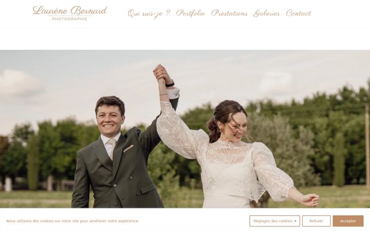 Screenshot of laurenebernard.com