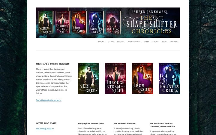 Screenshot of laurenjankowski.com