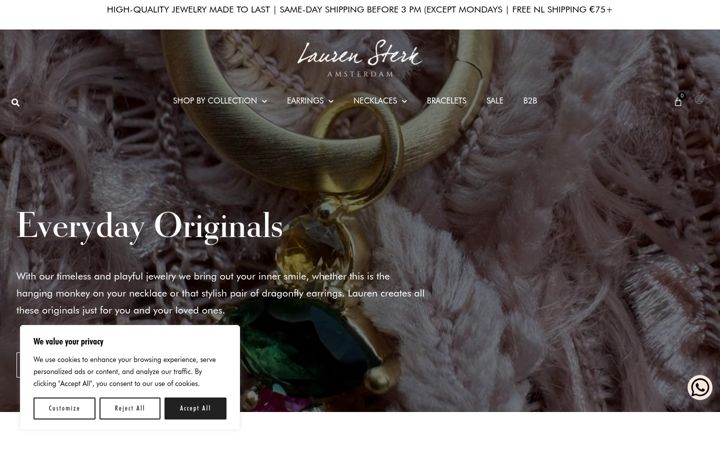 Screenshot of laurensterkamsterdam.com