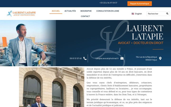 Screenshot of laurent-latapie-avocat.fr