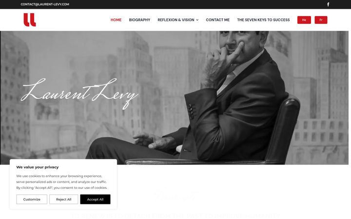 Screenshot of laurent-levy.com