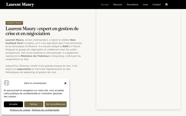 Screenshot of laurent-maury.com