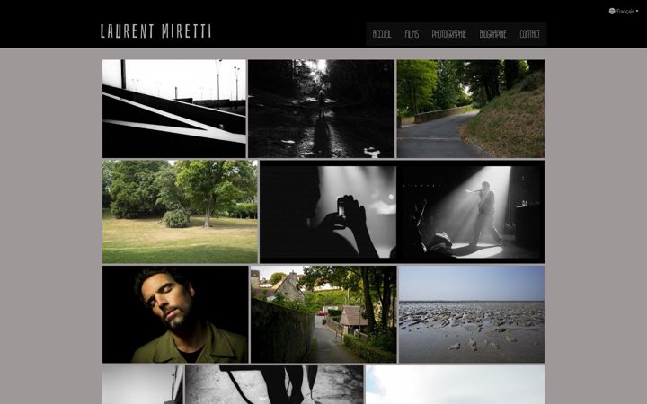 Screenshot of laurent-miretti.com