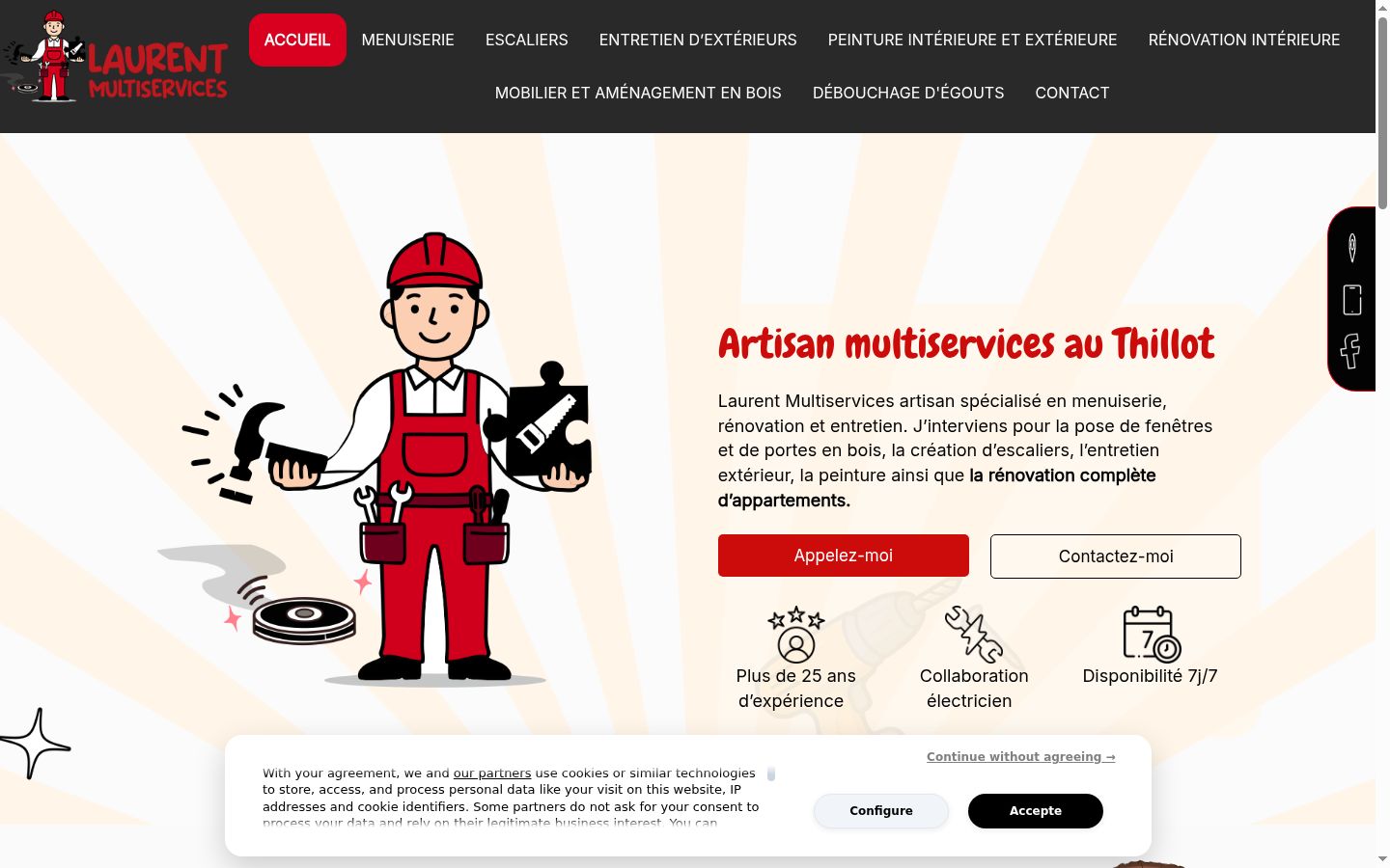 Skjámynd af samþykkisborðanum eins og hann birtist áður en nokkur samskipti fóru fram