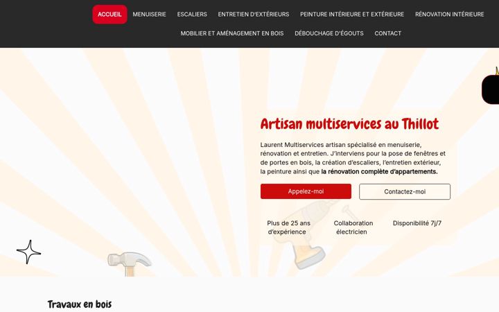 Screenshot of laurent-multiservices.fr
