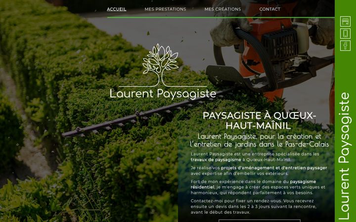 Screenshot of laurent-paysagiste6280.fr