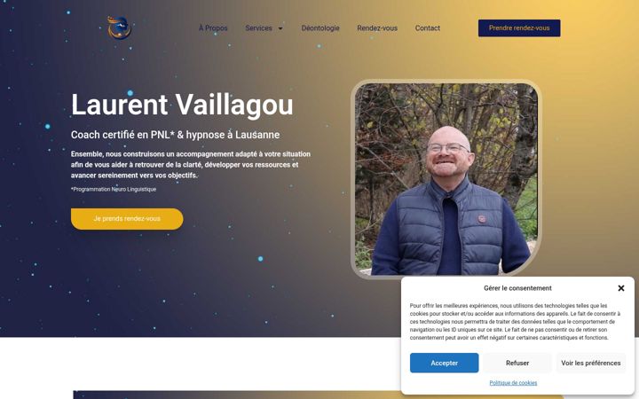 Screenshot of laurent-vaillagou.ch