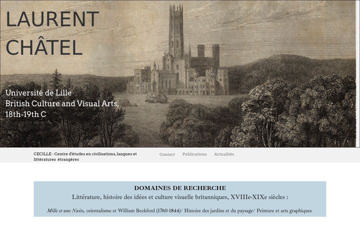 Screenshot of laurentchatel.com