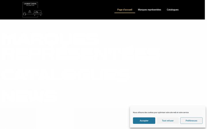 Screenshot of laurentcheval.com