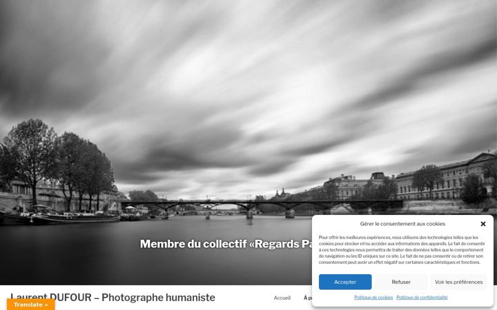 Screenshot of laurentdufour.eu