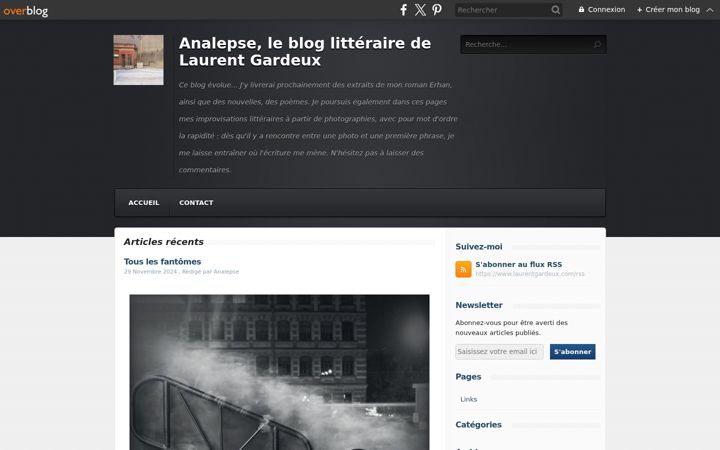 Screenshot of laurentgardeux.com