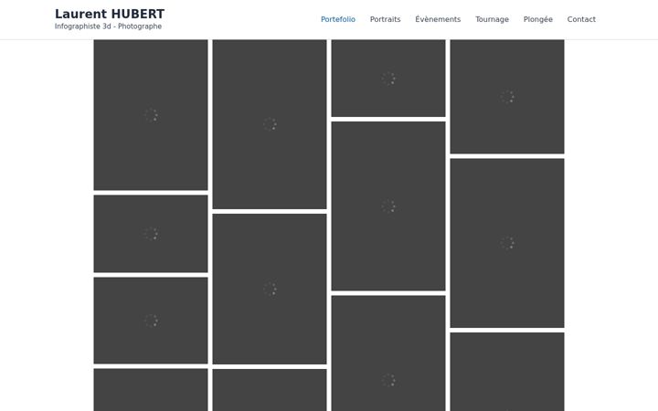 Screenshot of laurenthubert.com