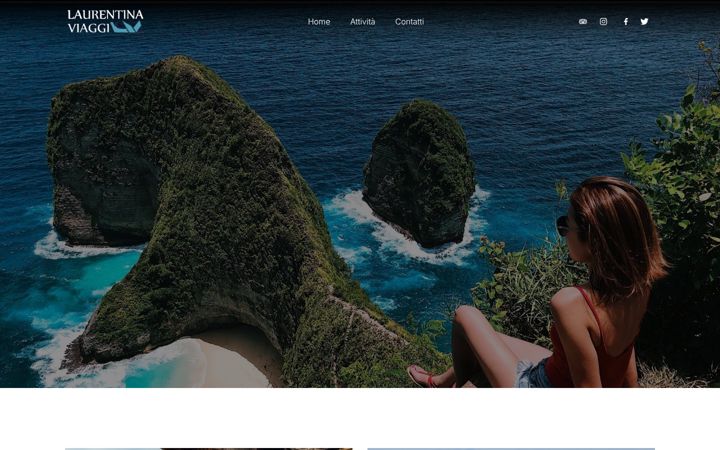 Screenshot of laurentinaviaggi.com