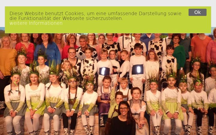 Screenshot of laurentius-singers.de