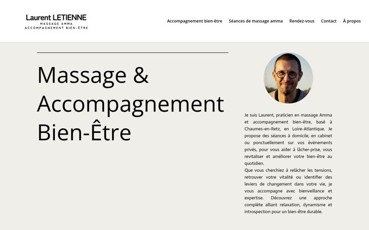 Screenshot of laurentletienne.fr