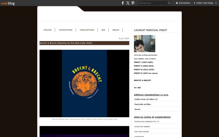 Screenshot of laurentmarissal.net