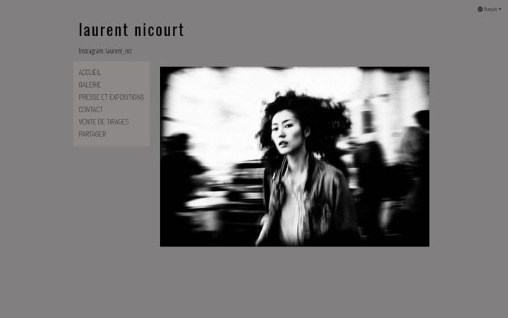Screenshot of laurentnicourt.fr
