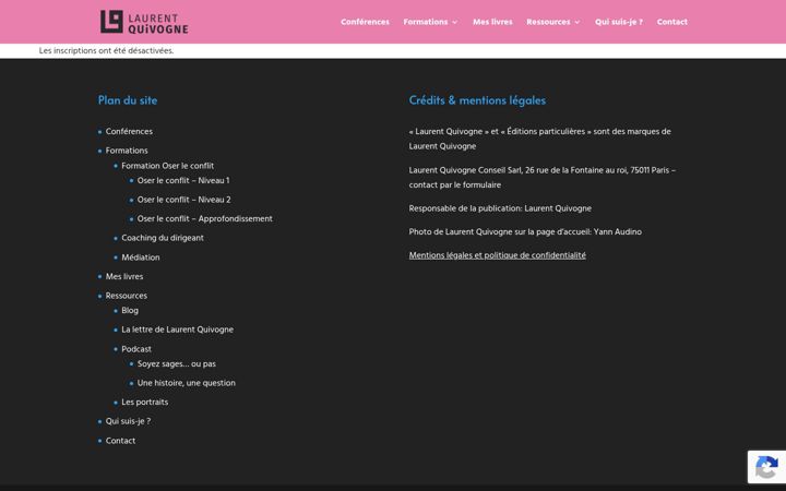 Screenshot of laurentquivogne.com