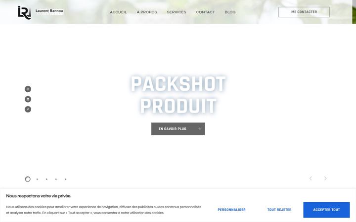Screenshot of laurentrannou.com