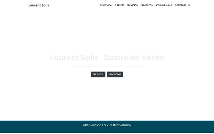 Screenshot of laurentsails.com
