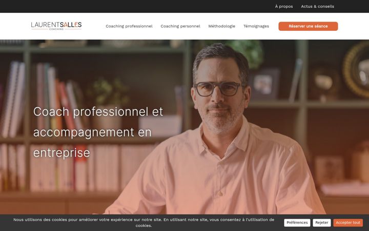 Screenshot of laurentsalles.fr