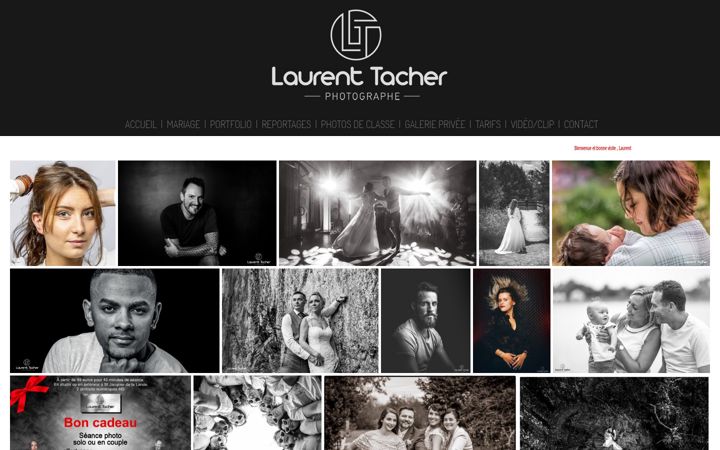 Screenshot of laurenttacher.com