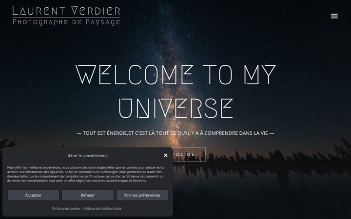 Screenshot of laurentverdier.com