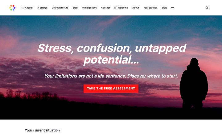 Screenshot of laurentzecchinon.com