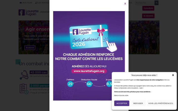 Screenshot of laurettefugain.org