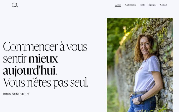 Screenshot of laurettejosserand.fr