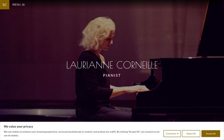 Screenshot of lauriannecorneille.com