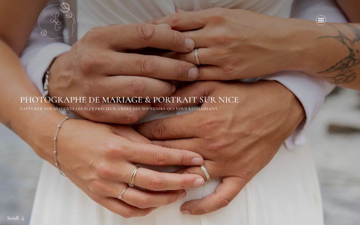 Screenshot of lauriecombotphotographie.fr