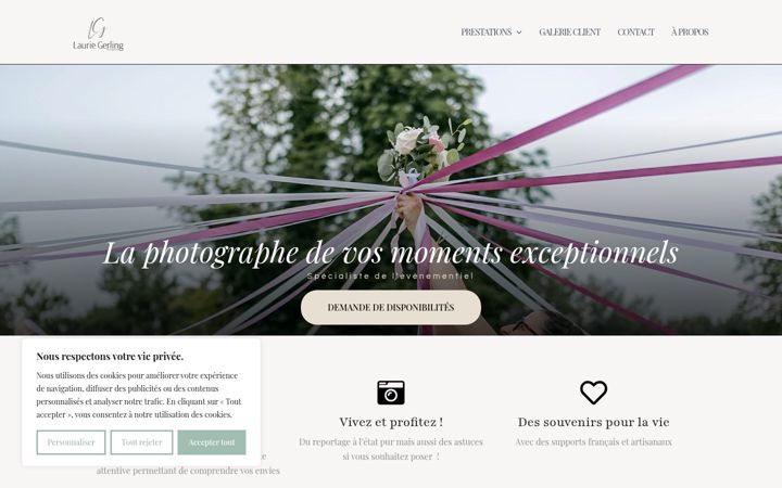 Screenshot of laurieg-photographie.com
