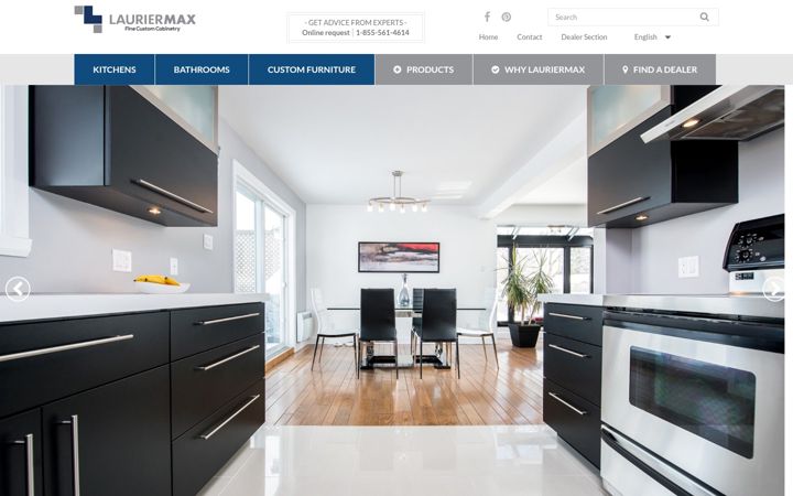 Screenshot of lauriermax.com