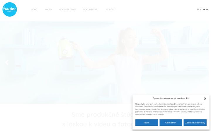 Screenshot of laurincstudio.com