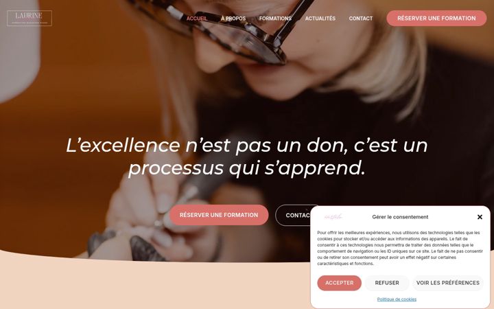 Screenshot of laurine-hortala.com