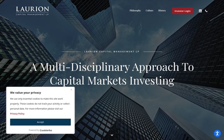 Screenshot of laurioncap.com