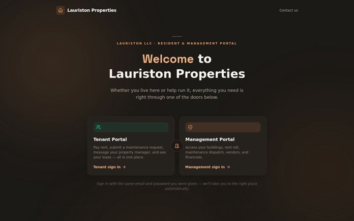 Screenshot of lauristonllc.com