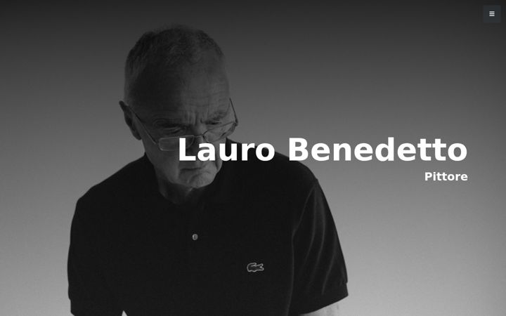 Screenshot of laurobenedetto.it