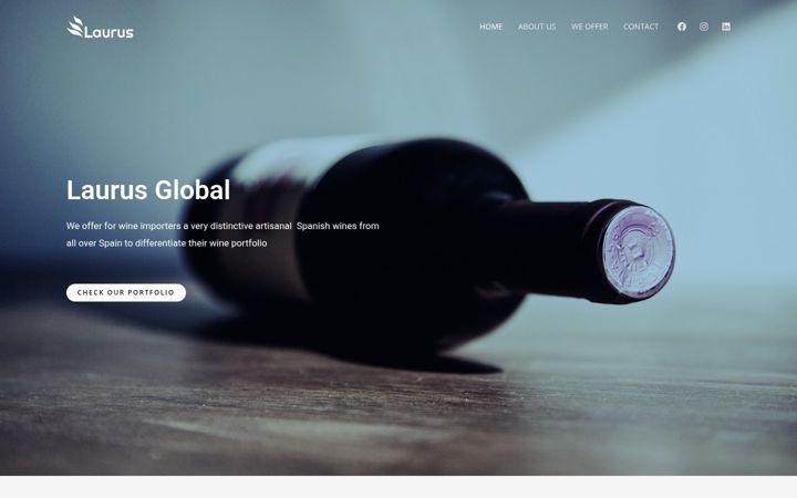 Screenshot of laurusglobal.es
