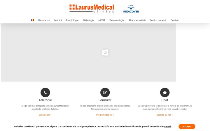 Screenshot of laurusmedical.ro
