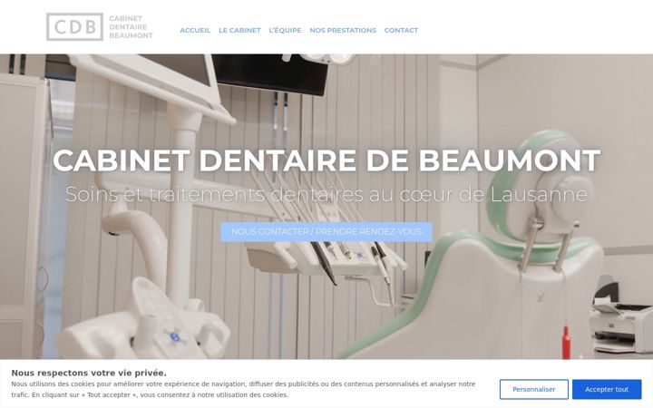 Screenshot of lausanne-dentiste.ch