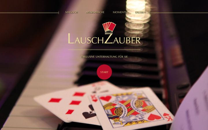 Screenshot of lauschzauber.de