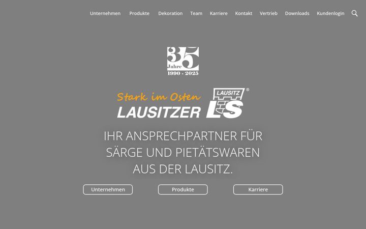 Screenshot of lausitzer.com